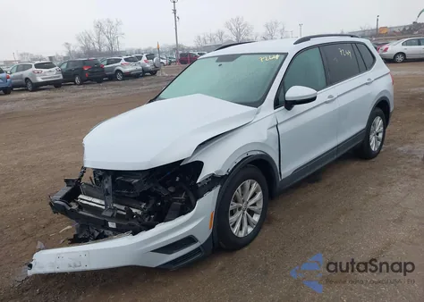 2018 Volkswagen Tiguan 2.0T S z USA, uszkodzony, nr VIN 3VV0B7AX5JM071211